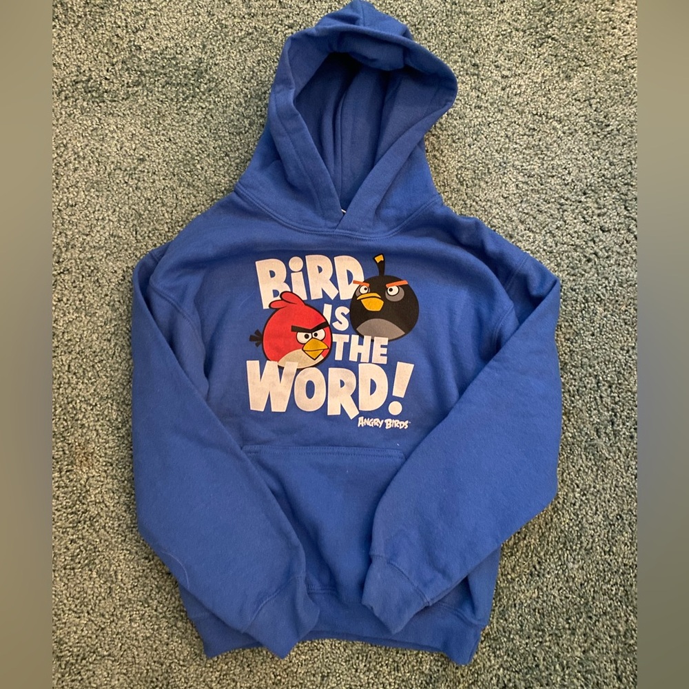 Official Angry Birds licensed hoody . Youth M. Brand New Never Worn.